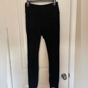 White House Black Market black runway leggings. Size 8